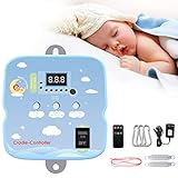 nonomo gestell mieten 👶【Baby-Schlaf-Assistent】 Der verbesserte federwiege motor elektrisch kann Ihr Baby mit weniger Lärm und mehr Stabilität im guten Schlaf halten! Sanftes, langsames Strecken und Ziehen kann die Mutter ersetzen, um das Baby schnell zum Schlafen zu bringen und die Energie der Mutter zu sparen. Bitte beachten Sie, dass dieses Produkt Babys beim Einschlafen helfen soll und nicht über Nacht verwendet werden kann.
