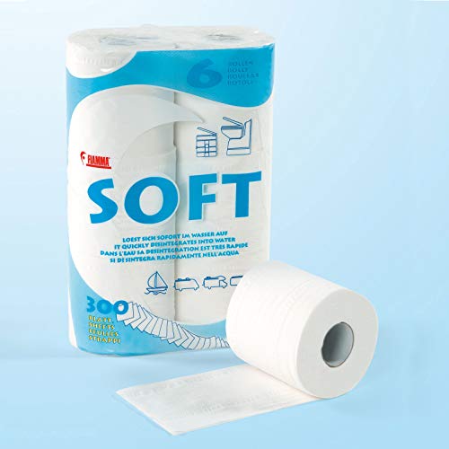 Toilettenpapier Fiamma Soft für Campingtoiletten, 96 Rollen