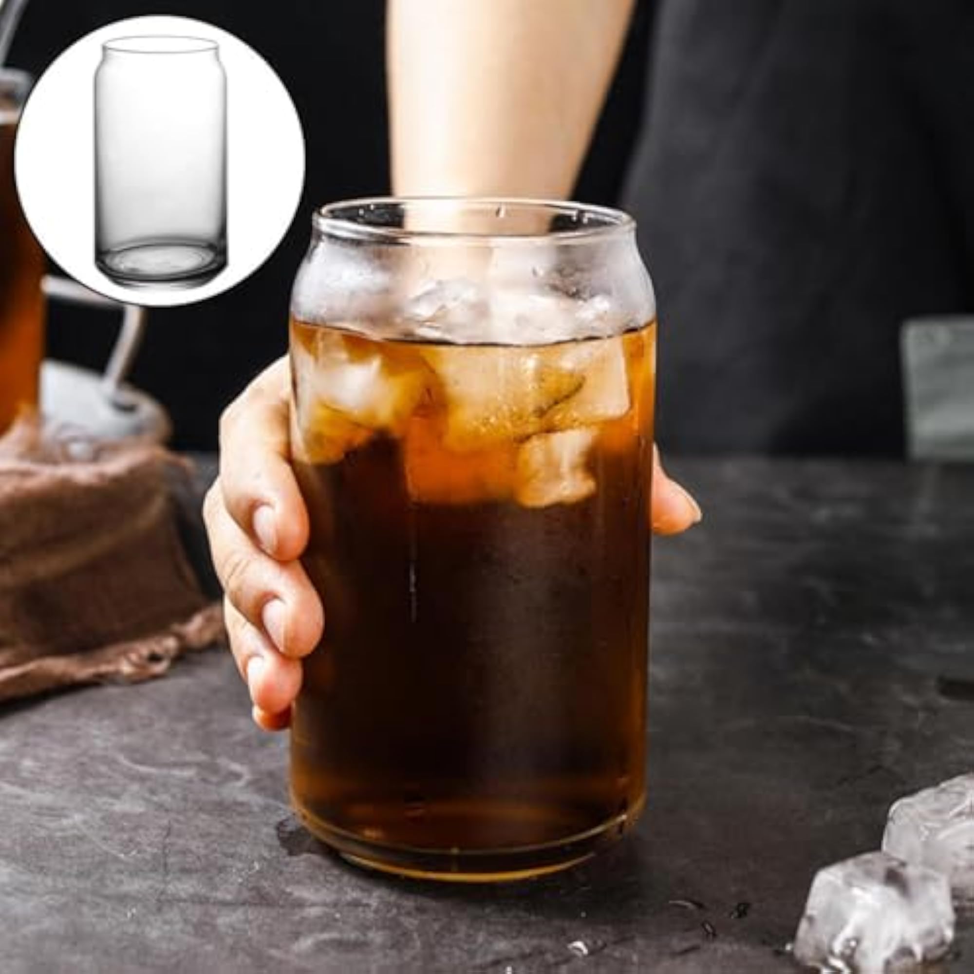 Single Layer Cup Juice Coke Household Glass Cup