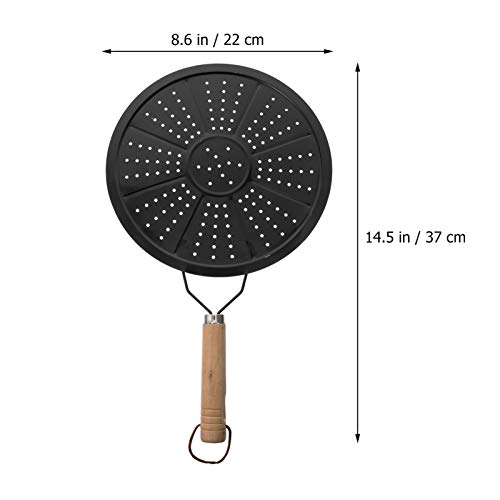 Yardwe Difusor de Calor 2Pcs Ferro Fundido Ferro Difusor Difusor Difusor de Indução de Calor Com Pun