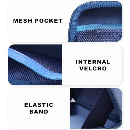 Funda para cámara Canon EOS Rebel T7 y lentes 18-55mm azul miniatura 4