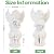 2 Pack Angel Garden Statue Decor with Solar Light, Outdoor Cherub Sculpture with Wing & Glass Ball for Patio Yard Art Porch Home Lawn Cemetery, Birthday or Christmas Figurine Gifts for Mom Grandma