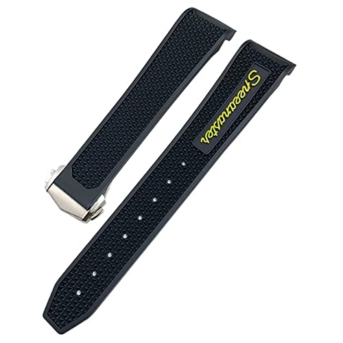Correa de silicona suave para Omega Moonwatch y Speedmaster de 20 mm