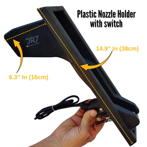 Jr7 Showscase – Fuel Nozzle Holder With Switch (Plastic Zl0066) I Hook For Diesel Nozzles From 1/2" To 1” Inch #TOP1