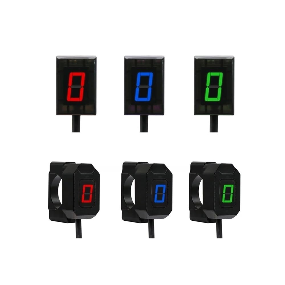 Indicador Marchas Motocicleta Indicador De Marcha Digital Universal para Motocicleta 6 Velocidades, Soporte para Y Palanca Cambios