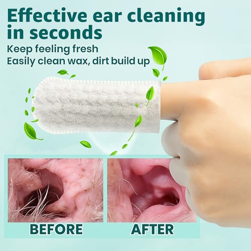 Image of CTWPets Dog & Cat Ear Cleaning Wipes, Green Tea Scent, 50 Count