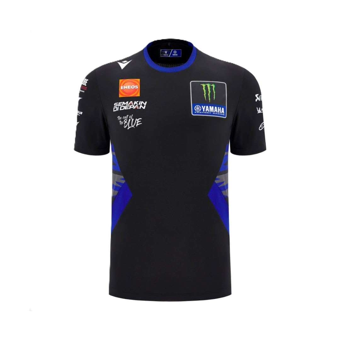Monster Energy Yamaha MotoGP Men's Replica Team T-Shirt, Black, 5XL