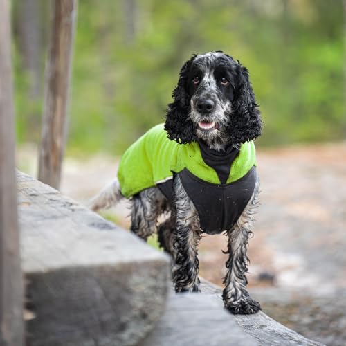 DOG Copenhagen Pomppa Jumppa Fleece-Mantel für Hunde, 52 cm, Graphit