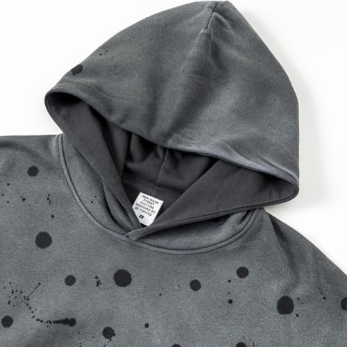 Streetwear Oversized Hoodies Men Hip Hop Gradient Spot Print Hoodie Male Spring Autumn Vintage Hoodies Loose3