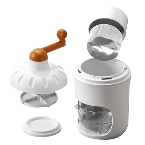 Hand Made Shaved Ice Machine Snow Cone Machine - Portable Ice Crusher Advanced Manual Ice Shaving Machine Household Kitchen Utensils And A Freezing Mold For Making Smoothies