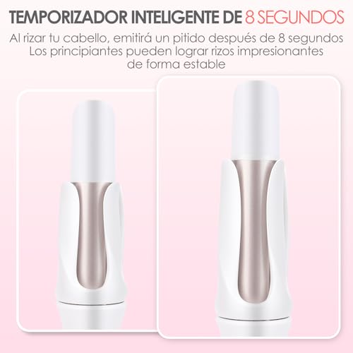 AraStyleon Rizador de Pelo Automático Bidireccional 32 mm | 3 Niveles de Temperatura (160-200°C) | Cerámica de Turmalina Rizador Automatico | Automatic Hair Curlers Para Cabello Largo - imagen 6