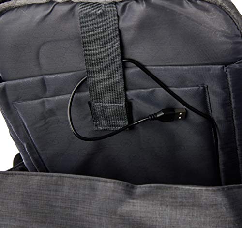 Mochila Antifurto, Poliester, Unissex, Preta
