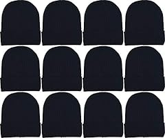 12 Pack Black Ribbed