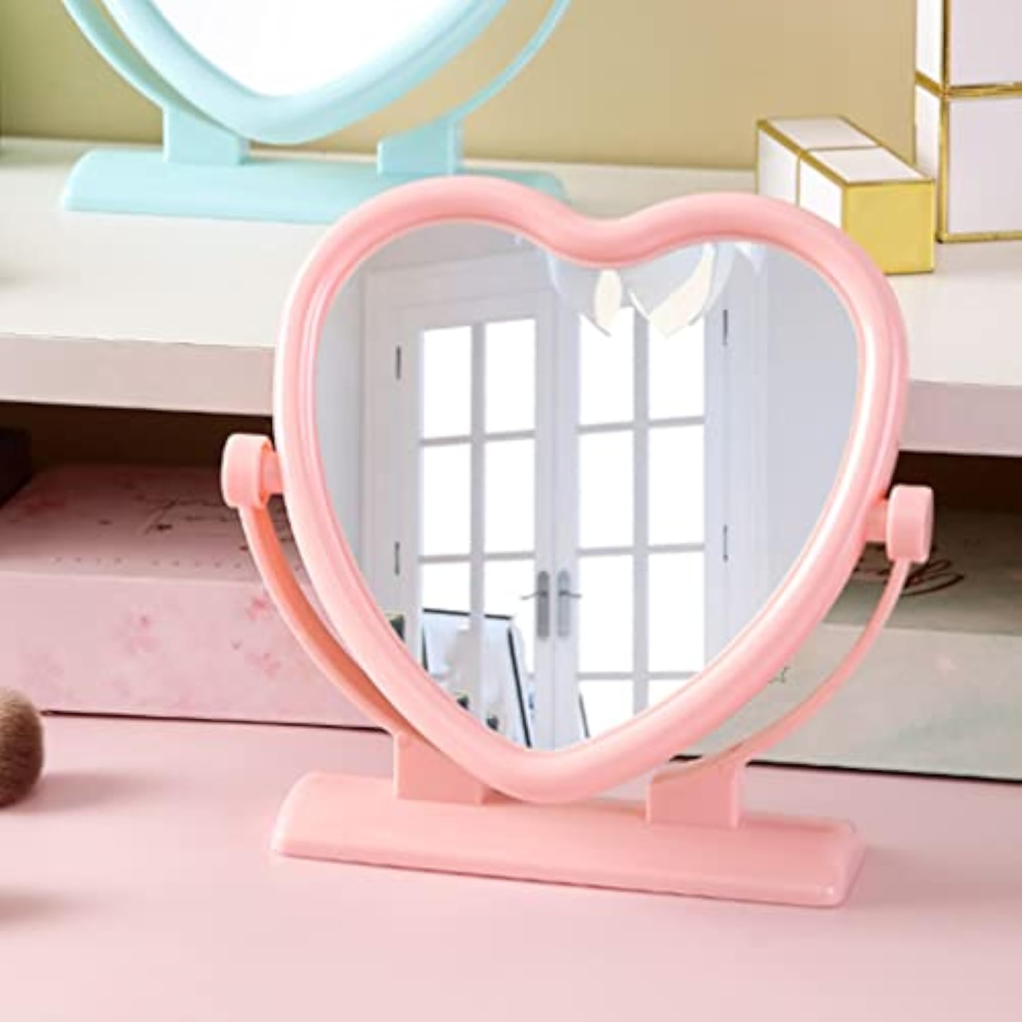 Double-Sided Rotatable Beauty Makeup Mirror