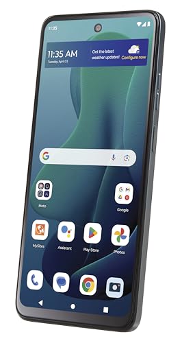 Image of Tracfone, Motorola Moto g 5G 2024, 128GB, Prepaid Smartphone, Gray, 50MP Camera, Locked