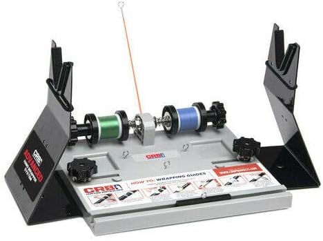 CRB Custom Rod Builder Advanced Hand Wrapper System with 2 Spool Holder