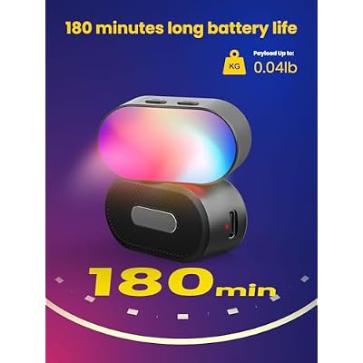 AOCHUAN Magnetic RGB LED Light, 7 Color Temperature, 3 Brightness Adjustment, 180 Mins Long-Lasting, Gradient Mode, Flash Mode 180 Fill Light for AOCHUAN Stabilizer