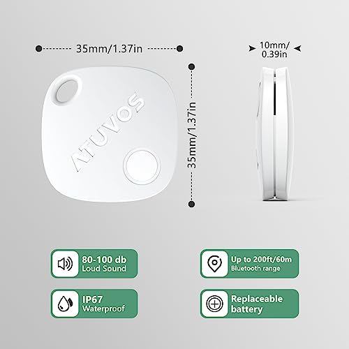 ATUVOS Bluetooth Tracker 2-Pack (Apple Find My) — view 8