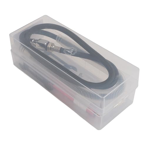 Air Pencil Die Grinder Mini Pencil Polishing Cutting Tool 58000rpm NPT 1/4in Pneumatic Grinder Set Engraving Pen with M3 Collet for Hard Steel Metal Glass Stone