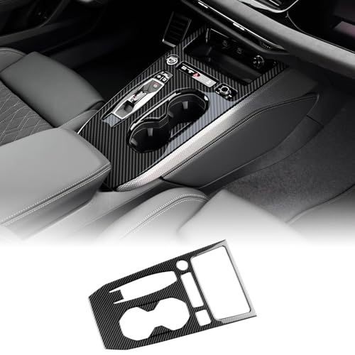 KUNGKIC Für Audi A5 S5 B10 A6 2025 2026 Kohlefaser Auto Schalttafel Abdeckung Getrieberahmen Gangschaltung Paneel Innenraum Dekorative Zubehör,Automatikgetriebe