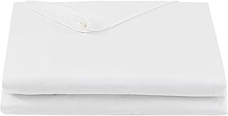 FULI 100% Cotton Zippered Futon Cover, Japanese Futon Mattress Cover, Shikibuton, Made in Japan (Twin, Pure White)