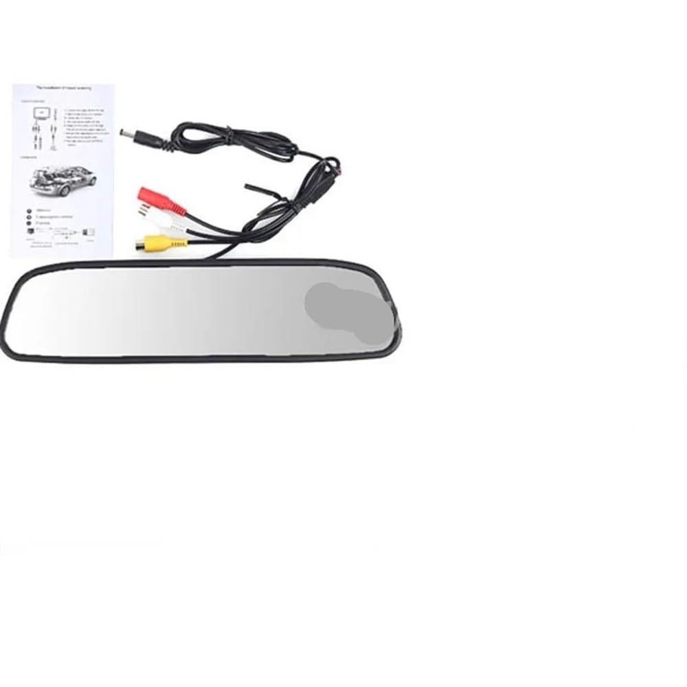 Kit sensori parcheggio Di monitoraggio del parcheggio video wireless per auto, specchietto retrovisore, telecamera e sensore di allarme radar