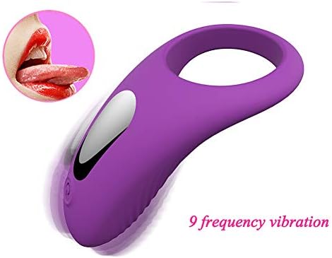 9 frecuencia anillo vibrador - silicona completa impermeable ...