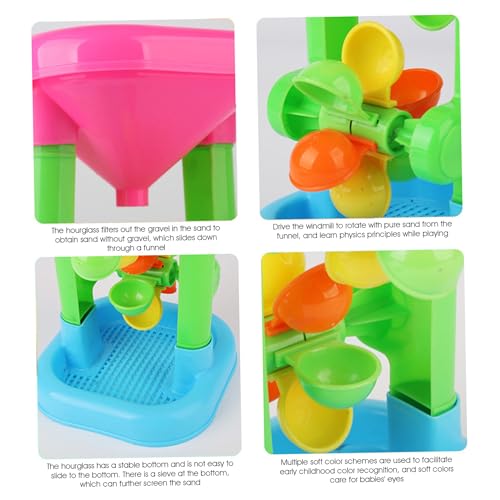 Roue à eau jouets de sable transportable sans ramener de saleté - 6