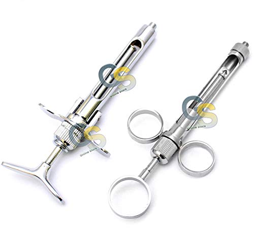 Dental Cartridge Syringe + Anesthetic 3 Rings Syringe G.s Instruments #TOP5