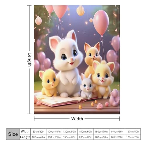 Couverture de canapé animaux mignons plaid plaid polaire