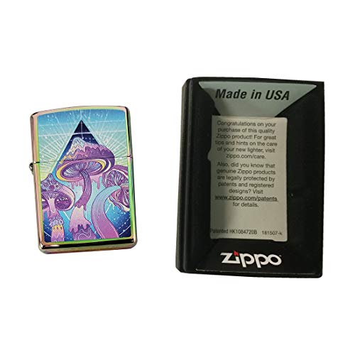 Encendedor Zippo Custom Melting Trippy Magic Mushrooms miniatura 2