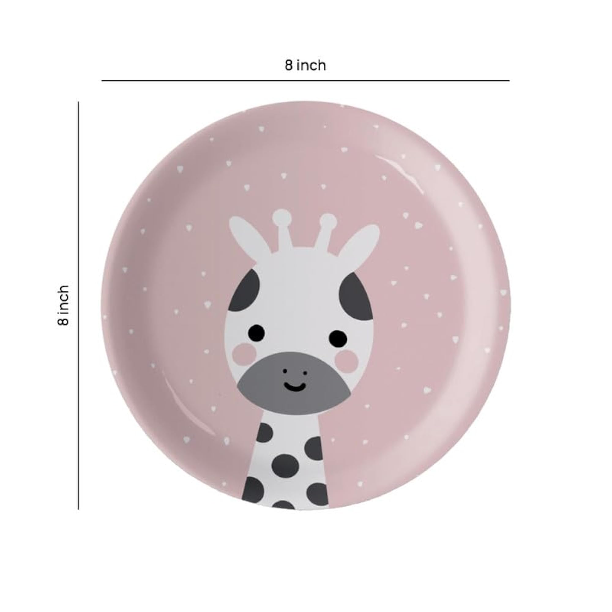 Roaring & Purring Pals Design Porcelain Decorative Wall Plate