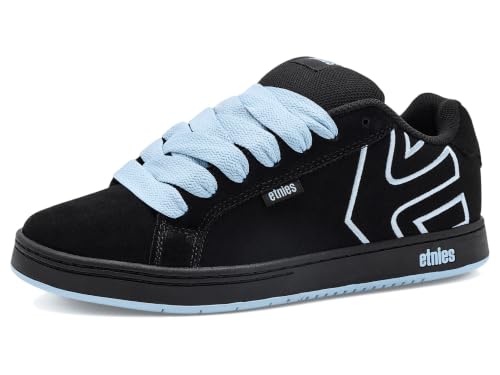 Image of Etnies Men's Fader Black /Light Blue, 9 Medium