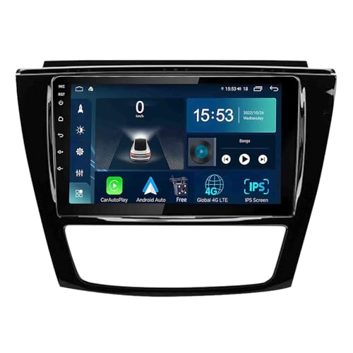 Android 14 Radio Coche para JAC Refine S5 2013-2019 9 Pulgadas Android Radio de Coche 2 DIN con Carplay Inalámbrico/Android Auto Bluetooth/GPS Navi/FM Radio/WiFi/USB/SWC(S-6(8G+128G))
