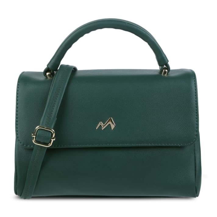 Image of Metro Women Classic Textured Handbag with Detachable Strap