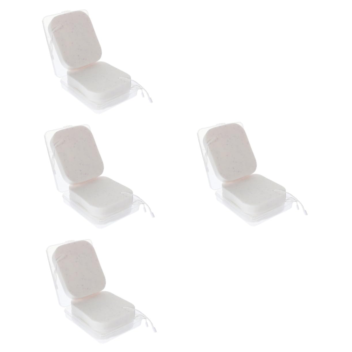 MAGICLULU 4 Sets Gesichts Make Up Schwämme Gesichtsschwämme Gesichtswaschschwämme Für Frauen Weiche Gesichtsschwämme Mädchen Gesichtsreiniger Gesichtsreinigungsschwamm