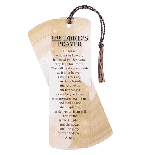 Dicksons The Lords Prayer, Brown/White 6 x 2 Inch Laminated