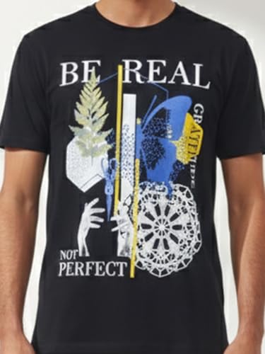 Image of Dollar Men's Pack of 1 Printed Non Zipper Round Neck T-Shirt