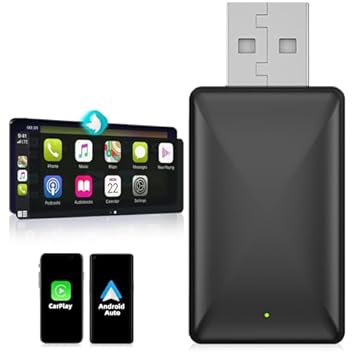 Adaptador CarPlay sem fio para Android, converte adaptador CarPlay com fio em sem fio