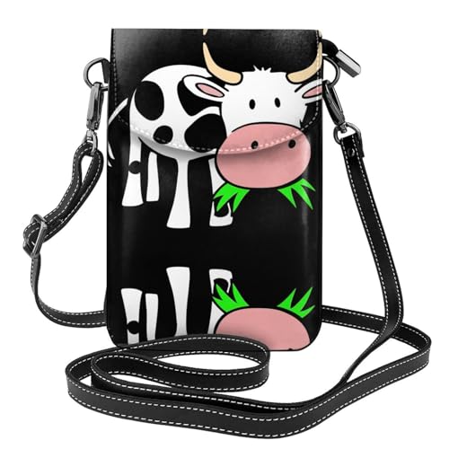 Sac à bandoulière léger motif vache idéal pour les sorties urbaines