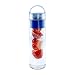 Flexwear Fruit Infuser Water Bottle, 750ml/24oz (Blue)