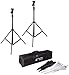 CowboyStudio Doulbe Off-Camera Flash Shoe Mount Swivel Umbrella Kit for Select Nikon/Canon Models
