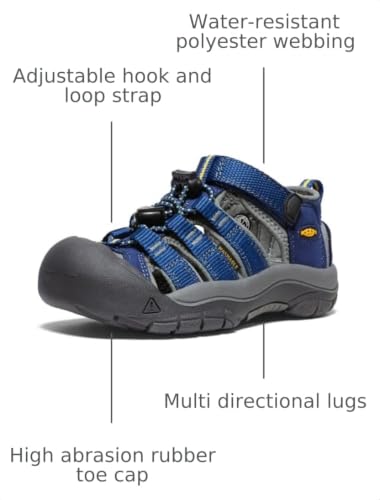 Image of KEEN Unisex-Child Newport H2 Closed Toe Water Sandals
