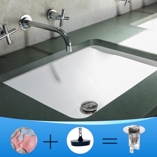 Tapón para lavabo de baño con anillo de sello y filtro ABS miniatura 4