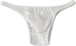 Men's Low Rise Thong Briefs Sexy Bulge Pouch G-String Thongs Underwear Comfortable Bikini T-Back Panties Underpants
