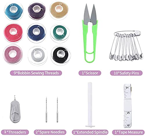 Handheld Sewing Machine, 31pcs Mini Portable Sewing Machine, Cordless Electric Small Handy Stitch Sewing Machine Quick Repairing Suitable for DIY, Home Travel, Clothes, Cloth, Curtain, Pet Clothes
