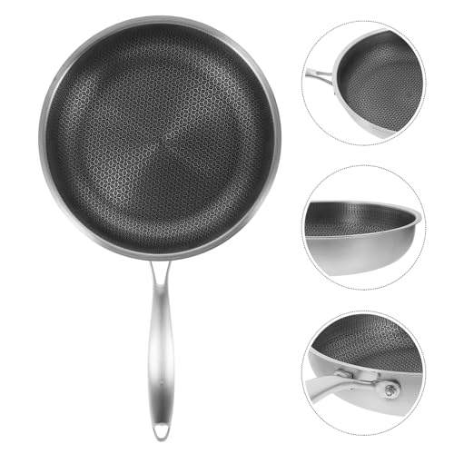 Wok de acero inoxidable antiadherente Happyyami miniatura 3