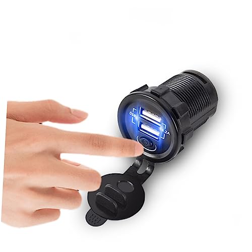 Cargador dual USB GRIRIW con interruptor para solucionar consumo fantasma 6