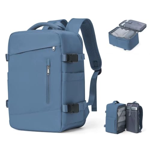 Mateju Mochila de Cabina Avión Azul Oscuro 40x30x20cm Unisex