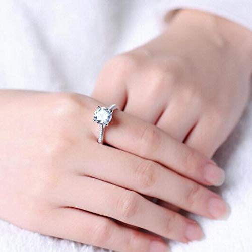 Jude Jewelers Stainless Steel 2.0 Carat Wedding Engagement Propose Statement Anniversary Halo Ring2